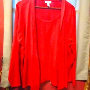 Charter Club Cami cardigan.